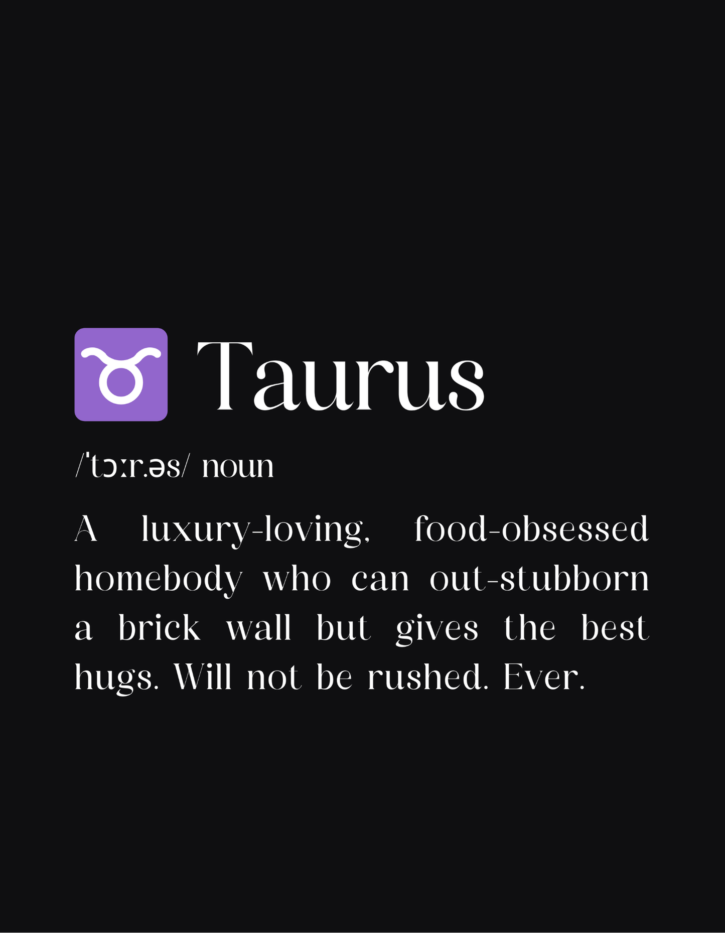 Zodiac-Taurus
