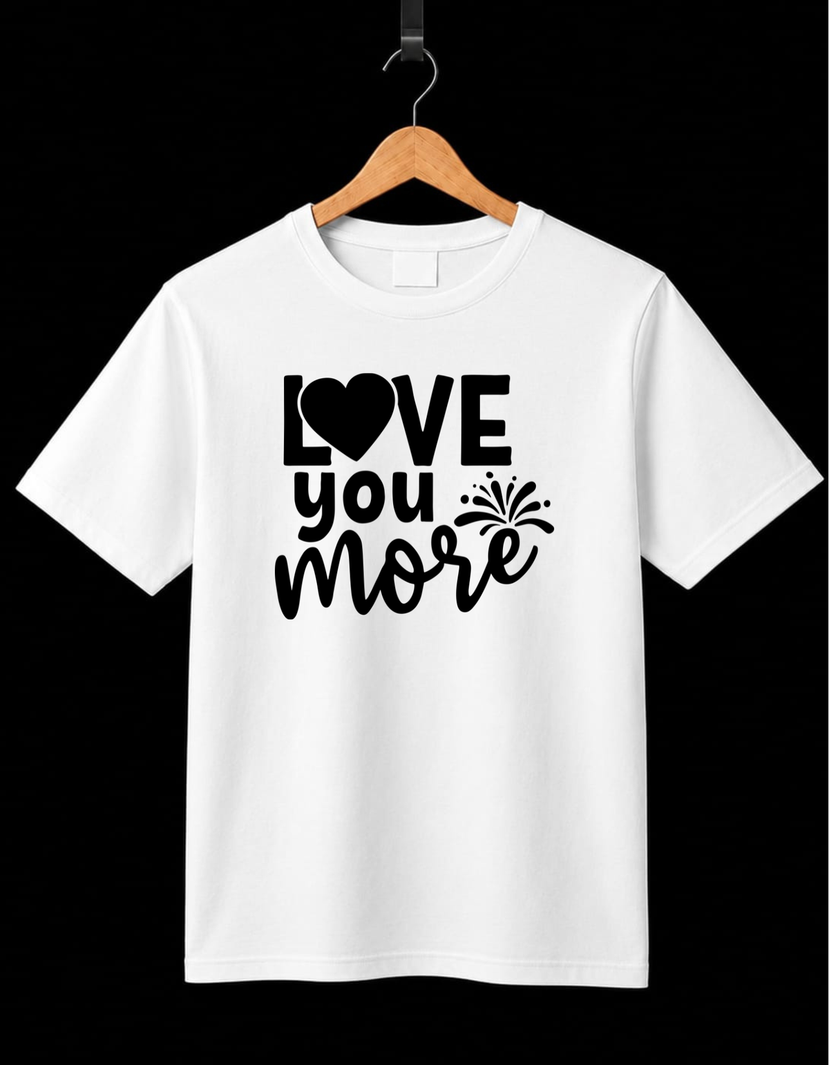 Pack Of 2 T-Shirts_Mom-Daughter_Love You More, Always