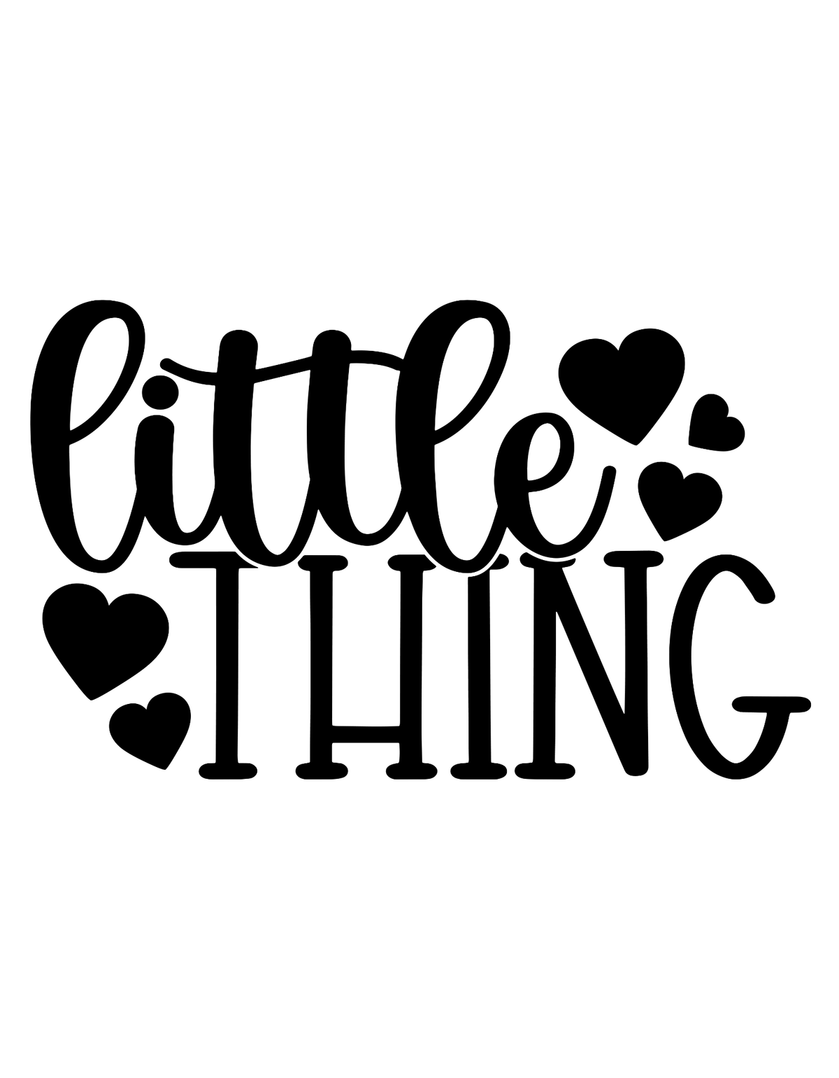 Girl's T-Shirt_Little Thing