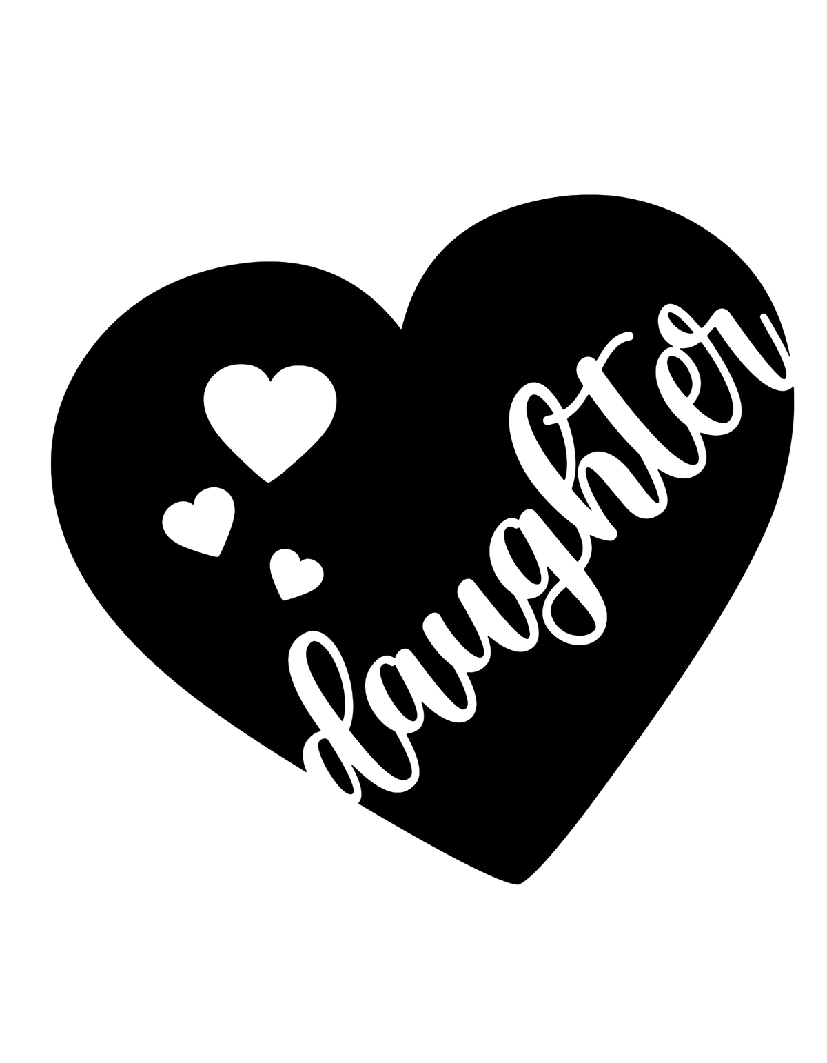 Girl's T-Shirt_Love Daughter