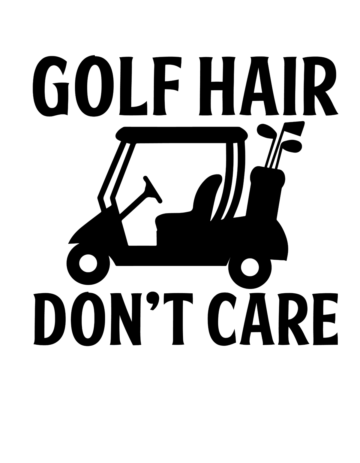 Golf Hair Don't Care