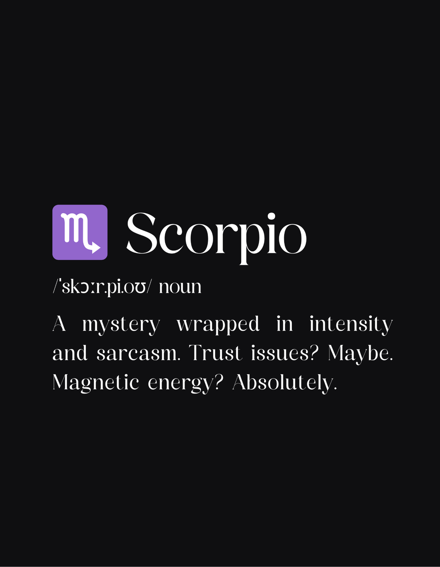 Zodiac-Scorpio