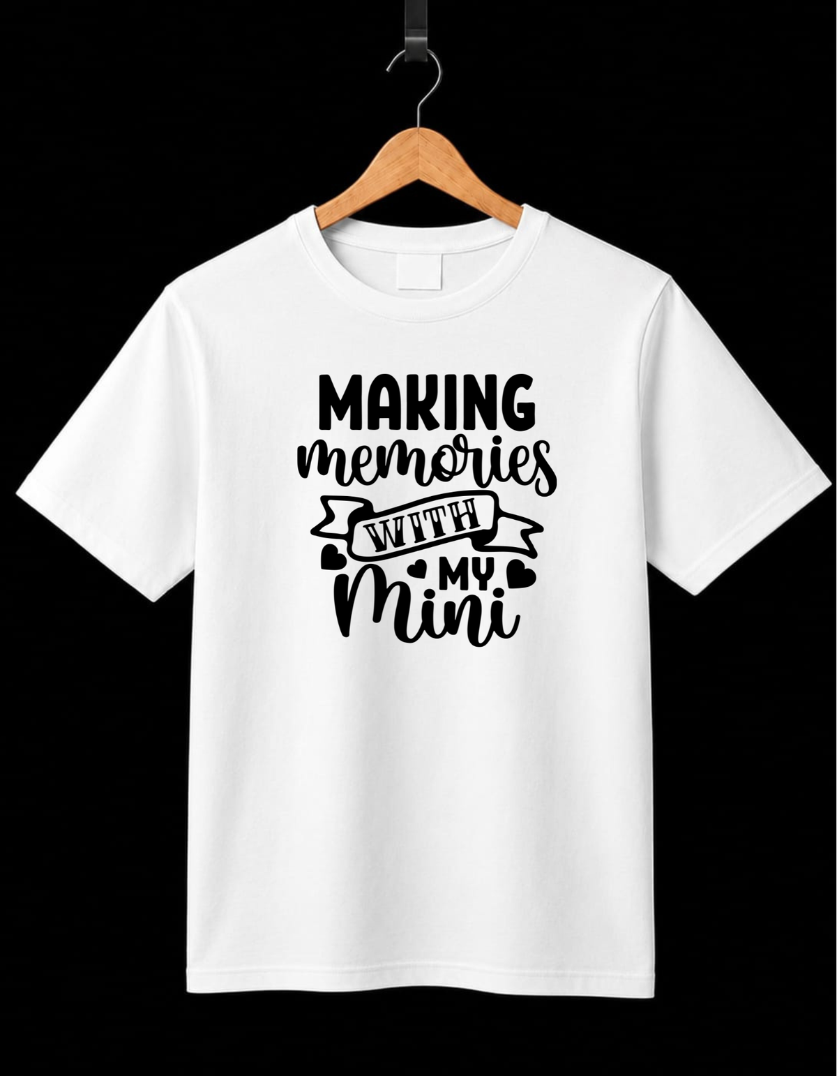 Pack Of 2 T-Shirts_Mom-Daughter_Making Memories With My Mini