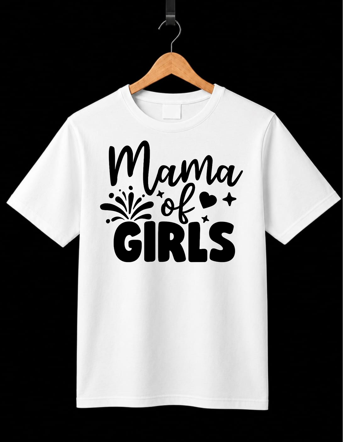 Pack of 2 T-Shirts Mom-Daughter_Mama’s Girl Forever