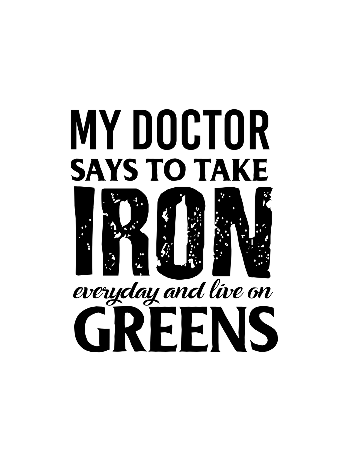 My Doctor Says To Take Iron
