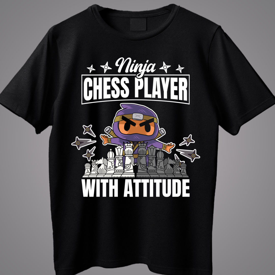 Ninja Chess Player  With Attitude