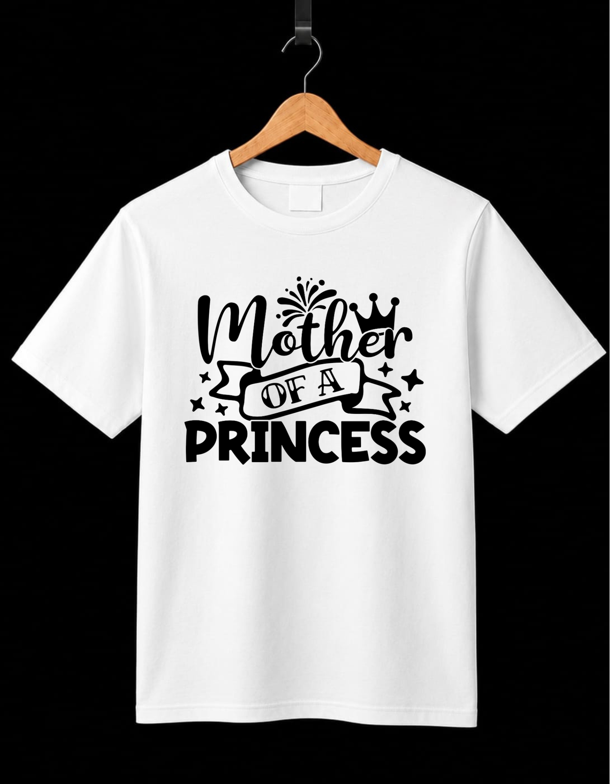 Pack Of 2 T-Shirts Mom-Daughter_Queen & Princess Forever