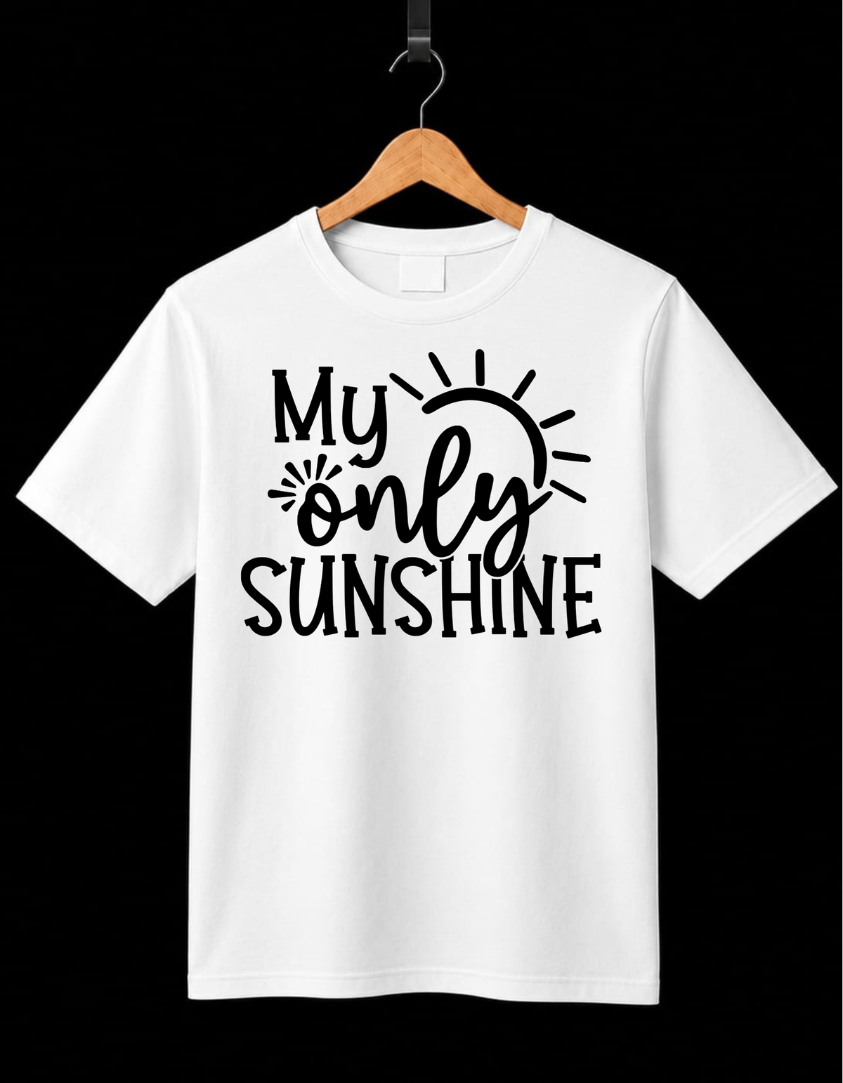 Pack Of 2 T-Shirts Mom-Daughter_You Are My Sunshine