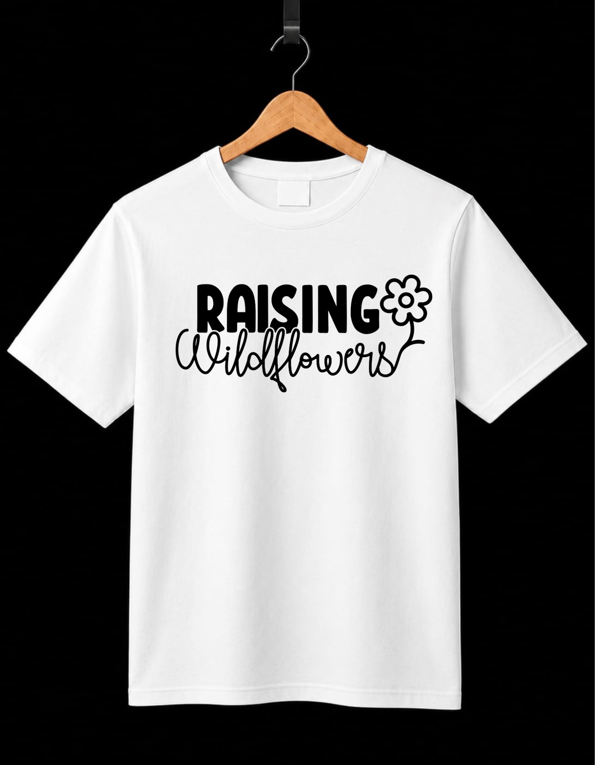 Pack Of 2 T-Shirts Mom-Daughter_Little Wildflower