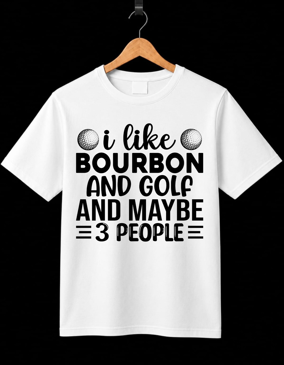 I Like Bourbon And Golf
